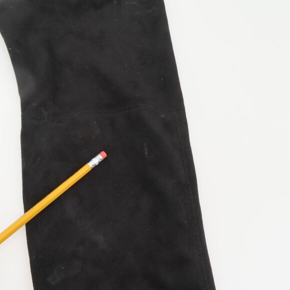 Sam Edelman Womens 8.5 M Paloma Over Knee High Black Drawstring Boots Fabric - Picture 7 of 12